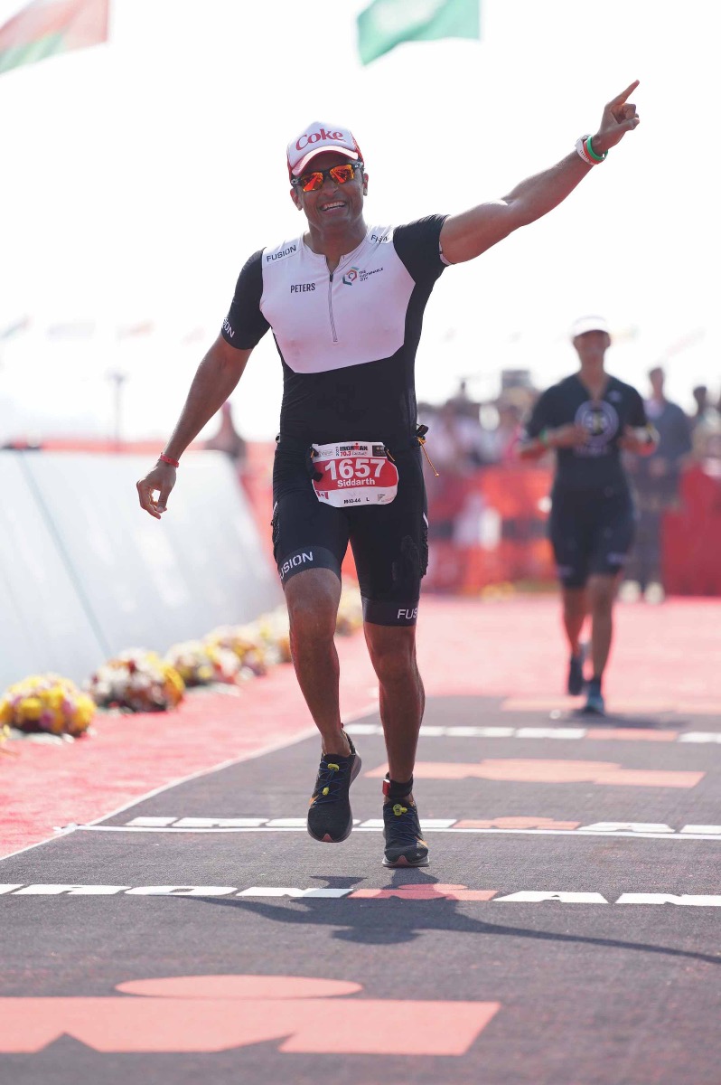 Siddharth Peters Ironman 70.3